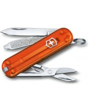 Швейцарски джобен нож Victorinox Classic SD - Fire Opal -1