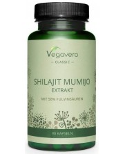 Shilajit Mumijo Extrakt, 90 капсули, Vegavero -1