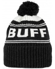 Шапка BUFF - Knitted Beanie Hido Multi, черно-бяла