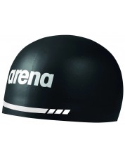 Шапка за плуване Arena - 3D Soft Cap, черна -1