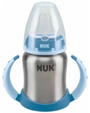 Шише от неръждаема стомана Nuk First Choice - 125 ml, синьо