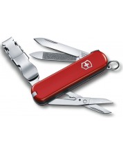 Швейцарски джобен нож Victorinox Nail Clip - Червен, 8 функции -1