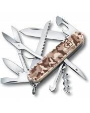 Швейцарски джобен нож Victorinox Huntsman - Кафяв камуфлаж, 15 функции