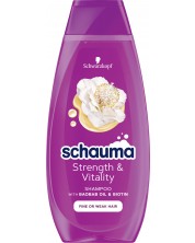 Schauma Шампоан Strength & Vitality, 400 ml -1