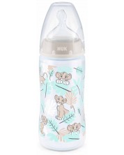 Шише NUK First Choice - Temperature control, PP, 300 ml, Lion King