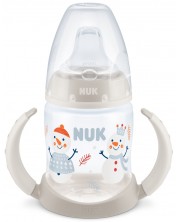 Шише за сок Nuk First Choice - Snow, 150 ml, бежово -1