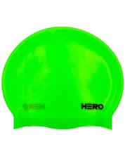Шапка за плуване HERO - Silicone Swimming Helmet, светлозелена -1