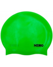 Шапка за плуване HERO - Silicone Swimming Helmet, зелена
