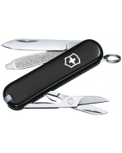 Швейцарски джобен нож Victorinox Classic SD - Черен, 7 функции