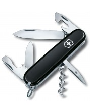 Швейцарски джобен нож Victorinox Spartan - Черен, 12 функции