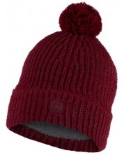 Шапка BUFF - Knitted & Polar Beanie Vaed, червена -1