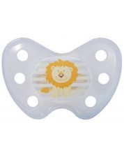 Силиконова залъгалка Baby Nova - Dentistar, 6-14 м, лъвче -1