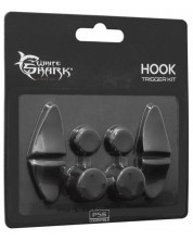 Комплект силиконови тапи White Shark - Hook Trigger Kit, черен (PS5) -1