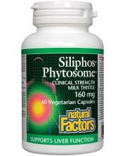 Siliphos Phytosome, 160 mg, 60 веге капсули, Natural Factors -1