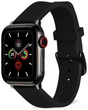 Силиконова каишка - Smart Watch 38/40mm, черна -1