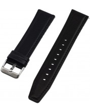 Силиконова каишка Xmart - Watch Band Leather, 22 mm, черна