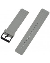 Силиконова каишка Xmart - Watch Band, 18 mm, сива -1