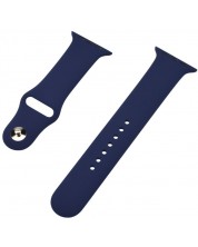 Силиконова каишка Xmart - Apple Watch Band, 22 mm, синя -1