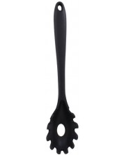 Силиконова лъжица за спагети Elekom - EK-2116, 30 cm, черна