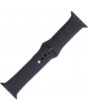 Каишка OEM - Silicone, Apple Watch, 42/44 mm, черна -1