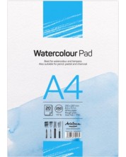Скицник Drasca Watercolour pad - 20 листа, А4 -1