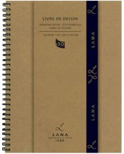 Скицник със спирала Lana Livre de dessin - A3, 50 листа -1