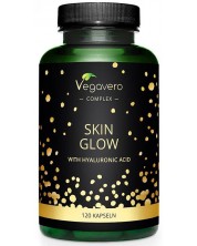 Skin Glow with Hyaluronic Acid, 120 капсули, Vegavero
