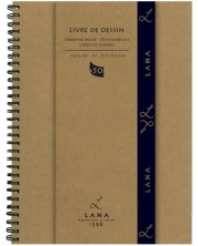 Скицник със спирала Lana Livre de dessin - A4, 50 листа -1