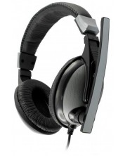 Слушалки с микрофон SBOX - HS-302, черни/сребристи