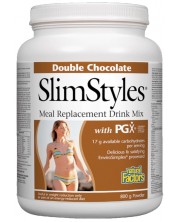 SlimStyles with PGX, двоен шоколад, 800 g, Natural Factors