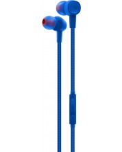 Слушалки с микрофон Maxell - SIN-8 Solid + Okinava, сини -1