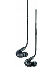 Слушалки Shure - SE215 Pro, черни -1