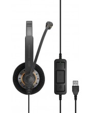 Слушалки Sennheiser - EPOS I Impact SC 60 USB ML, черни -1