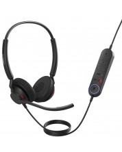 Слушалки с микрофон Jabra - Engage 40 Stereo MS USB, черни -1