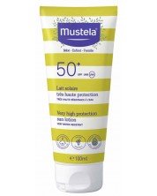 Слънцезащитен лосион Mustela - SPF 50+, 100 ml -1