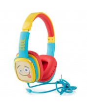 Детски слушалки Emoji - Flip n Switch, многоцветни