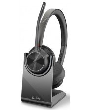 Слушалки с микрофон Poly - Voyager 4320 MS UC Stereo, USB-A, черни -1
