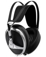 Слушалки Meze Audio - Elite 6.3 mm, Hi-Fi, черни/сребристи -1