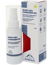 Sleep Aid + Cannabis Oil Спрей за уста, 30 ml, Nordaid