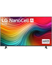 Смарт телевизор LG - 50NANO81T3A, 50'', DLED, 4K, черен -1