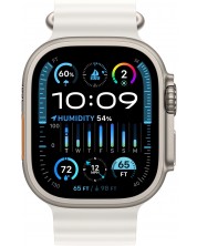 Смарт часовник Apple - Watch Ultra 2 Cell, 49mm, 1.92", White Ocean