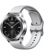 Смарт часовник Xiaomi - Watch s3, 1.43'', сребрист -1