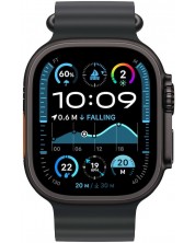 Смарт часовник Apple - Watch Ultra2 v2 Cell, 49 mm, Black Titanium Black Ocean Band -1