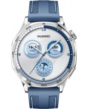 Смарт часовник Huawei - Watch GT5, 1.43'', 46 mm, Silver/Blue Nylon -1