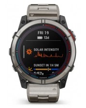 Смарт часовник Garmin - Quatix 7X Solar, 51mm, 1.4", сив -1