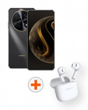 Смартфон Huawei - nova 12i, 8GB/128GB, черен + FreeBuds SE2, бели
