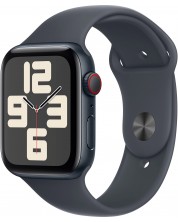 Смарт часовник Apple - Watch SE2 v3 Cell, 44 mm, M/L, Midnight ALU Midnight Sport -1