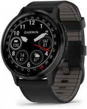 Смарт часовник Garmin - Venu 3, 45 mm, 1.4'', Slate Black/Leather