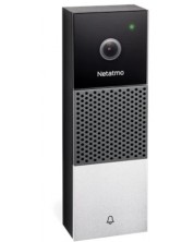 Смарт звънец Netatmo - Video Doorbell, FHD, черен/сребрист -1