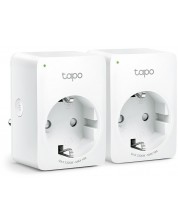 Смарт контакти TP-Link - Tapo P110, 2 броя, бели -1
